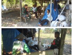 TNI Selalu Hadir ,Babinsa Komsos dan Memonitoring Wilayah Dengan Warga Binaan