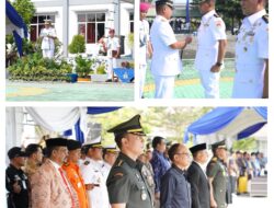 Danrem 132/Tdl Hadiri Sertijab Danlanal Palu