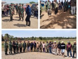 Dandim 1308/LB Tinjau Perluasan Areal Cetak Sawah di Desa Sinorang