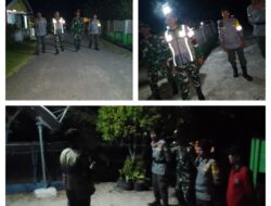 Patroli Malam Desa Lipulalongo, Babinsa dan Aparat keamnanan Bersatu Ciptakan Lingkungan Aman dan Nyaman
