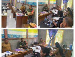 Melaksanakan Komsos Dengan Perangkat Desa Di Desa Binaan