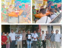 Babinsa dan Babinkamtibmas Beserta Pemdes Bantu Mediasi Permasalahan Warga
