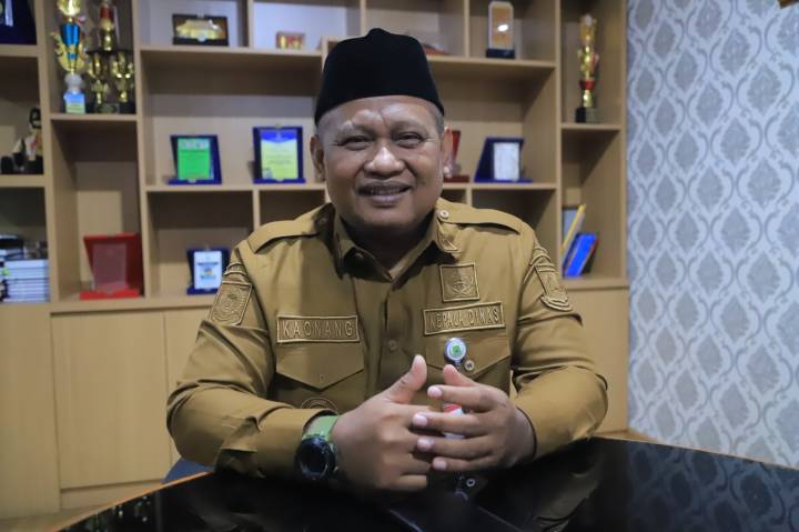 Kepala Dinas Kepemudaan dan Olahraga (Dispora) Kota Tangerang Kaonang (foto : IMAM DWI SAPUTRA)