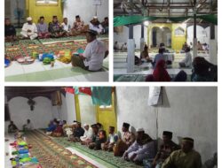 Sambut Malam Nisfu Sya’ban, Babinsa Koramil 09/Labongkurung, Pemdes Bersama Warga Gelar Yasinan