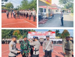 Perkuat Sinergitas TNI–Polri, Personel Kodim 1308/LB Terlibat Apel Gelar Pasukan Operasi Keselamatan Tinombala Tahun 2026