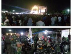 Sinergitas TNI Dan Polri ,Koramil 02/Bunta Amankan Silaturahmi Akbar dan Pesta Rakyat