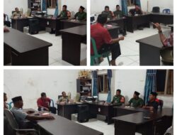 Komsos Bersama Kades Dan Perangkat Desa Di Hadiri Babinsa Koramil 09/Labongkurung