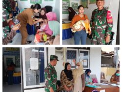Babinsa Koramil 03/Batui Hadiri Dan Dampingi Kegiatan Posyandu, Wujud Nyata Dukungan TNI terhadap Kesehatan Masyarakat