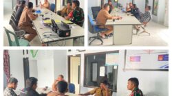 Babinsa Komsos Dengan Perangkat Desa Bahas Tentang Keamanan Dan Ketertiban di Wilayah Desa Binaan.