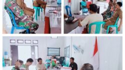 Manfaatkan Komsos Bersama Kades Dan Aparat Desa Dilakukan Personel Koramil 03/Batui Untuk Jalin Silaturahmi
