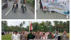 Batibung Koramil 03/Batui Amankan Pawai RA/BA Se-Kecamatan Moilong Sambut Ramadhan 1447 H/2026M