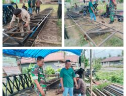 Danramil 03/Batui Pastikan Pembangunan Koperasi Merah Putih Di Bumi Harjo Berjalan Sesuai Target