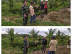 TNI-AD Bersama Kelompok Tani Masing Percepat Penyediaan Lahan Sawah Baru untuk Petani