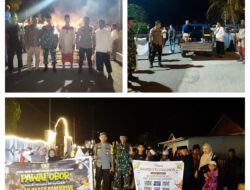 Obor Menyala, Persatuan Menguat: Babinsa Koramil 03/Batui Kawal Pawai Sambut Ramadhan 1447H/2026M