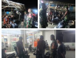 Aksi Nyata Babinsa Koramil 06/Lamala Pimpin Patroli Gabungan Demi Kamtibmas Di Lingkungan Binaan