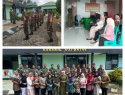 Danramil 03/Batui Pimpin Apel Pagi Dilanjutkan Sosialisasi Kanker Dan Tumor