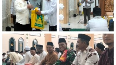 Wakili Dandim 1308/LB, Danramil 03/Batui Dampingi Bupati Banggai Kunjungan Safari Ramadhan Dari Kabupaten