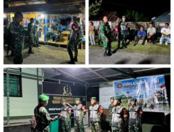 Patroli Malam Babinsa Koramil 12/Bulagi Dan Komcad , Desa Boluni Tetap Aman