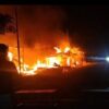 Kebakaran di Gampong Keude Idi Cut Aceh Timur: 4 Rumah/Kios Habis Terbakar, Jalan Lintas Medan-Banda Aceh Macet 5 Km
