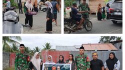 Koramil ,Paud Tk dan SMK Negeri Kolaborasi Berbagi Takjil Gratis Di Bulan Suci Ramadan Batui