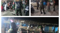 Jaga Kamtibmas, Babinsa Koramil 1308–06/Lamala Pimpin Patroli Siskamling di Kecamatan Masama