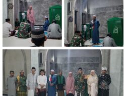 Babinsa Koramil 1308–07/Pagimana Hadiri Safari Ramadan 1447 H di Masjid Babul Qolbi