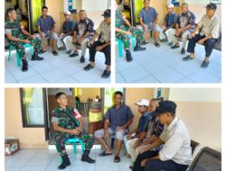 Lebih Dekat, Babinsa Koramil 03/Batui Komsos Dengan Warga Binaan