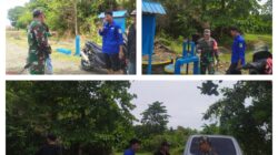 Bersama Warga Masing, Babinsa Komsos Pendampingan Pengecekan Jalur Air Irigasi