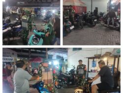 Antisipasi Gangguan Kamtibmas, Babinsa Koramil 07/Pagimana Laksanakan Patroli Gabungan