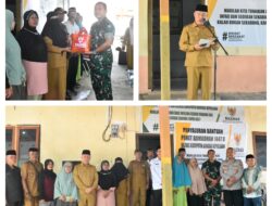 Plt Pabung Bangkep Menghadiri Pembagian Sembako Ramadhan Bersama Baznas Kab Bangkep