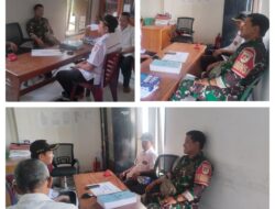 Babinsa Komsos Bersama Aparatur Desa Pastikan Wilayah Binaan Tetap Aman