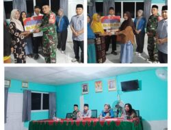 Hadiri Penyaluran BLT-DD, Babinsa Koramil 07/Pagimana Serahkan Langsung Kepada Warga Yang Menerima