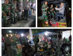 Jelang Idul Fitri Babinsa Koramil 02/Bunta Gelar Patroli Siskamling Gabungan