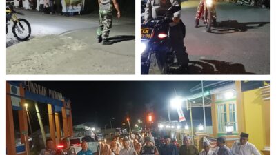 Koramil 07/Pagimana Hadiri Gelar Apel Siaga Gabungan TNI-Polri Amankan Pawai Takbir Keliling