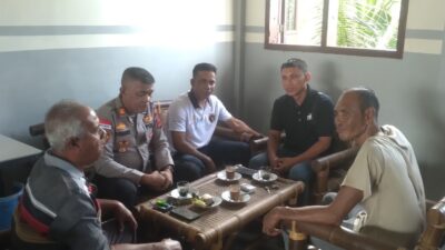 Warung Kopi Jadi Ruang Temu Humanis Polisi dan Masyarakat di Aceh Timur