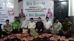 Warga Desa Sadar Sriwijaya menggelar Do’a bersama untuk kesembuhan dan kesehatan Bos HS