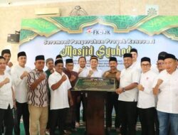 Wakil Bupati Aceh Tamiang Resmikan Renovasi Masjid Syuhada Kampung Bundar
