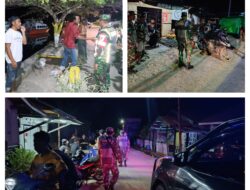 Berperan Aktif Selalu Babinsa Dalam Melaksanaakan Patroli Malam yang Untuk Wujudkan Lingkungan Aman Dan Tertib