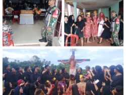 Jajaran Babinsa Koramil 1308–03/Batui Laksanakan PAM Gereja Dalam Perayaan Ibadah Perjamuan Kudus