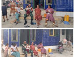 Monitoring Wilayah, Babinsa Aktif melaksanakan Komsos Dengan Warga Binaan