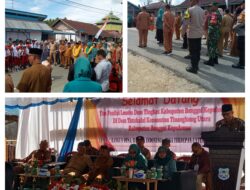 Danramil dan Kapolsek Tinangkung Dampingi Bupati Banggai Kepulauan Penilaian Lomba Desa Tingkat Kabupaten