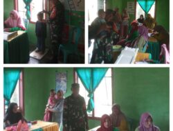 Pendampingan Posyandu, Wujud Kepedulian Babinsa Koramil 09/Labongkurung Terhadap Kualitas Kesehatan Masyarakat