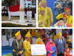 Danrem 132/Tdl Hadiri Upacara HUT ke-62 Sulawesi Tengah