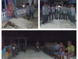 Jaga Ketertiban Dan Keamanan Malam, Babinsa Rutin Laksanakan Patroli