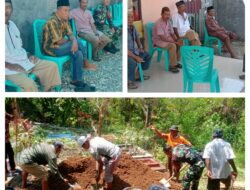 Bentuk Nyata Kepedulian, Babinsa Komsos Melayat Ke Rumah Duka Warga Binaan