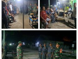 Patroli Malam Babinsa Bulungkobit, Perkuat Kamtibmas dan Jalin Kedekatan dengan Warga
