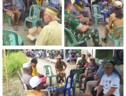 Tingkatkan Sinergitas, Babinsa Komsos Dengan Kepala Desa Dan Masyarakat