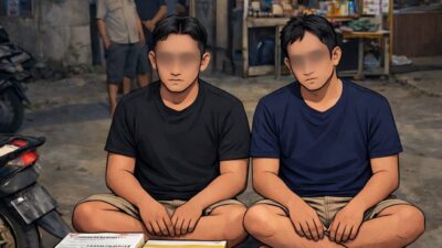 Suasana sebuah toko di kawasan Rajeg yang diduga menjadi titik peredaran obat keras ilegal jenis G tanpa izin resmi.