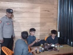 Patroli Malam Polsek Meurah Mulia, Polisi Imbau Warga Waspada Curanmor dan Jaga Kamtibmas
