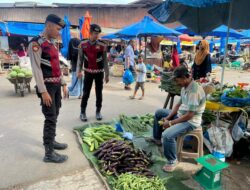 Patroli Kota Presisi Sat Samapta, Wujudkan Rasa Aman di Pusat Perdagangan Lhokseumawe